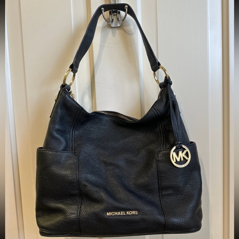Michael Kors Acorn Leather Shoulder Bag